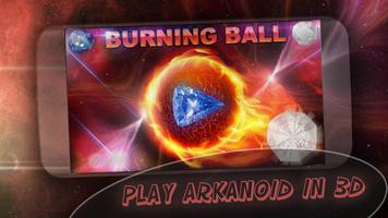 Brick Breaker: Burning Ball 3D پوسٹر