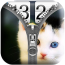 Cat Zipper Lock Screen APK