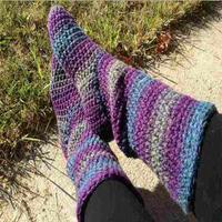 Crochet Slippers For Women Affiche