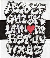 Graffiti Letters A Z اسکرین شاٹ 3