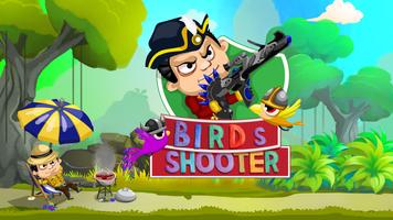 Angry Jungle Bird Shooter Przygoda-polowanie plakat