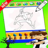 Ben 10 Coloring Book ภาพหน้าจอ 3