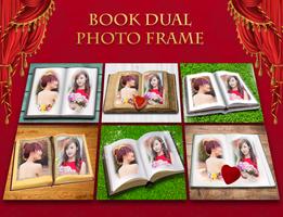 Book Dual Photo Frame Affiche