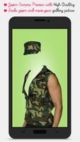 Army Suit Photo Montage Affiche