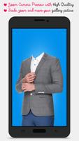 Stylish Man Suit Montage Poster