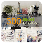 300 idées de dessin d'art icône