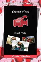 Valentine Love Photo Video Maker with Music スクリーンショット 1