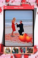 Valentine Love Photo Video Maker with Music captura de pantalla 2