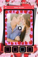 Valentine Love Photo Video Maker with Music capture d'écran 3