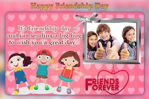 Happy Friendship Day Photo Frame 2017 Poster