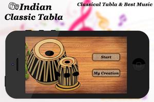 Indian Classic Tabla : Rhythm with Music تصوير الشاشة 1