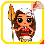 How to Draw Moana 2