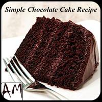 Simple Chocolate Cake Recipe plakat