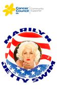 Marilyn Jetty Swim App Plakat