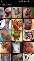 Butterfly Tattoos Affiche