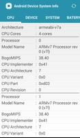 Device System Info For Android capture d'écran 1