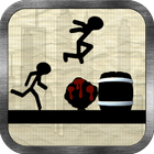 Stickman Runner Zeichen