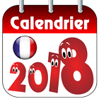 World Calendar 2018, Greeting Card icon