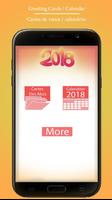 World Calendar 2018, Greeting Card Affiche