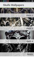 Skulls Wallpaper ภาพหน้าจอ 2