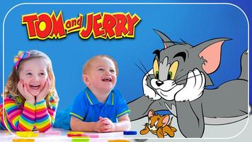 Tom and Jerry Photo Frame Affiche