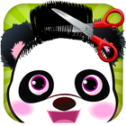 Panda Hair Saloon Zeichen