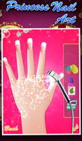 Princesse nail art Plakat