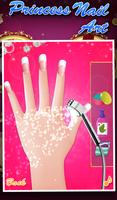 Princess Nail Art Affiche