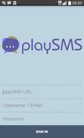 playSMS plakat