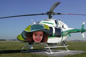 Helicopter Photo Frame imagem de tela 1