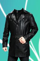 Leather Jacket Photo Suit capture d'écran 1