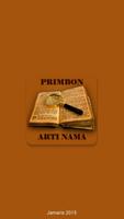 Primbon - Arti Nama الملصق