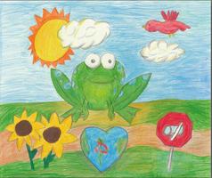 art painting for kids poster