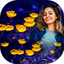 Neon Flower Photo Frame for Pictures - PhotoEditor-APK