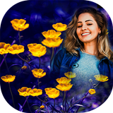 Neon Flower Photo Frame for Pictures - PhotoEditor icon