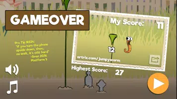 Jumpy Worm ภาพหน้าจอ 3