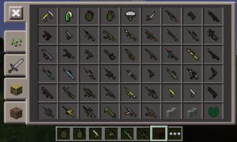 Weapons and Armor Mod for MCPE Affiche
