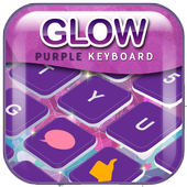 Purple Glow Keyboard icon