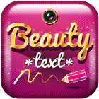 Beauty Text on Pics App icône