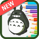 Coloring Totoro For Kids - 2018 APK