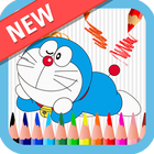 Coloring Doraemon For Kids icône