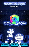 Coloring Doraemon For Kids Affiche
