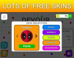 Devour.io ⭕️ Agar Mass World a Mitosis Cell Battle syot layar 1