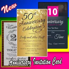 Biglietto d'invito per l'anniversario
