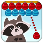 Raccoon Aim : Bubble egg Pop Shooter Game アイコン