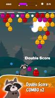 Raccoon Aim : Bubble egg Pop Shooter Game スクリーンショット 1