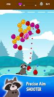 Raccoon Aim : Bubble egg Pop Shooter Game screenshot 2