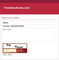 Free SMS Aruba Screenshot 1