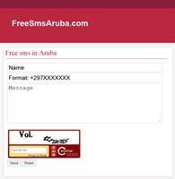 Free SMS Aruba captura de pantalla 1