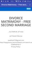 Divorce Matrimony –LaxmiSoft second widow marriage capture d'écran 2